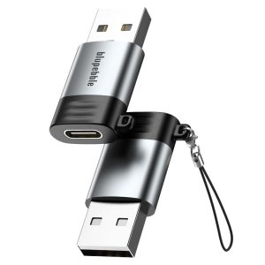 The BluPebble USB A 3.0 to USB C OTG Adapter (Gray) is the perfect solution for connecting USB-A devices to USB-C enabled smartphones, tablets, or laptops.