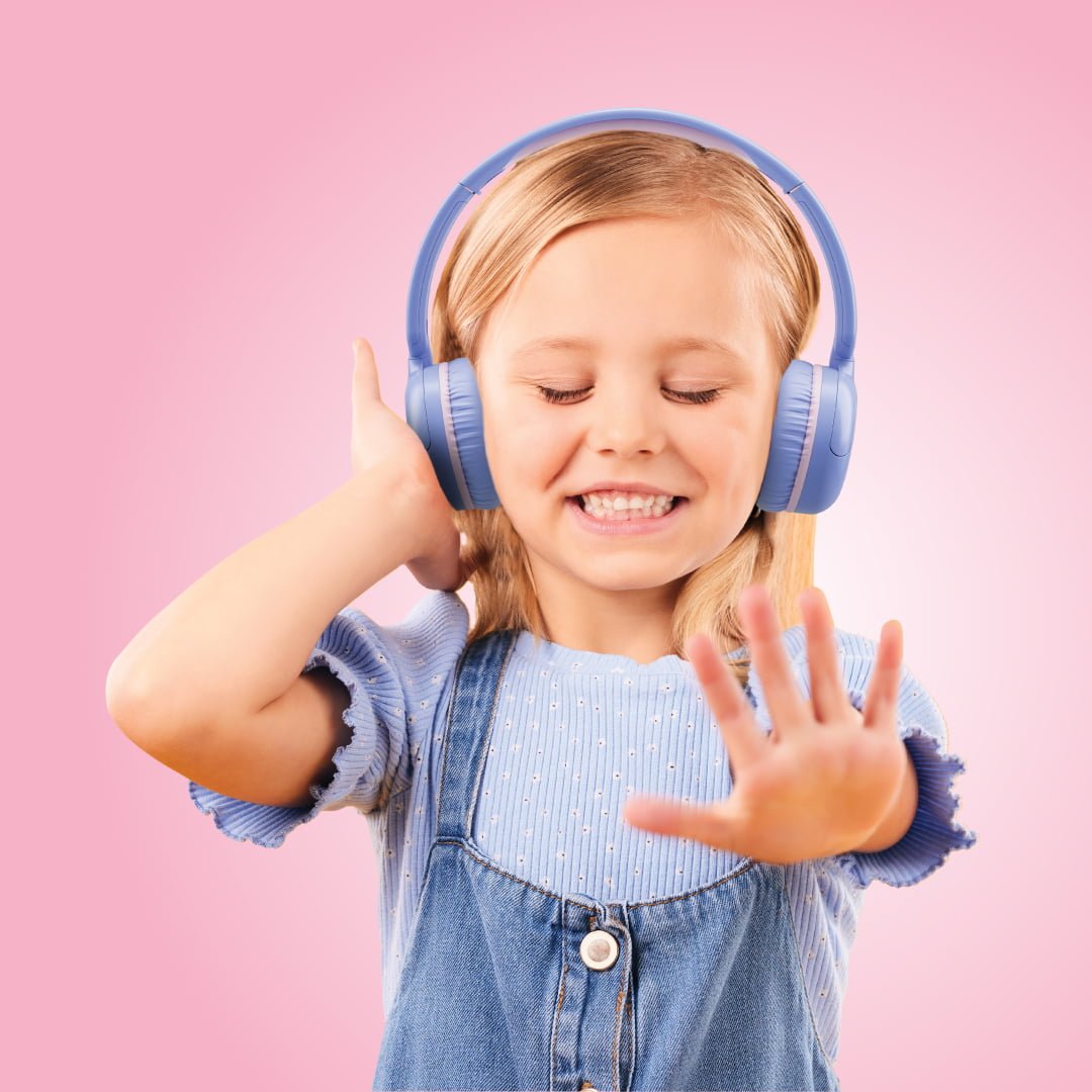 Bluepebble Kids Pulse Audio KD80 Wireless Headphones - Safe & Stylish BP-PAD80JNR - Image 7