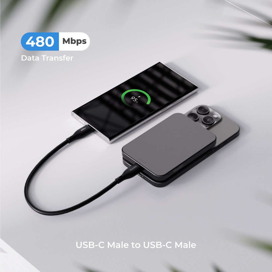 Bluepebble PowerFlow PD60W USB-C to USB-C Cable - Fast and Durable BP-PFUSBC-60W - Image 6