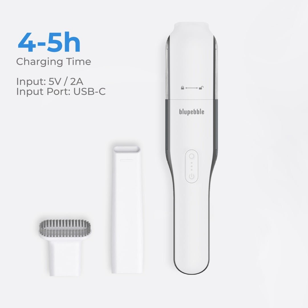 BLUPEBBLE CORDLESS HANDHELD PORTABLE VACUUM V12H WHITE BP-PVACV12H-GWH - Image 7