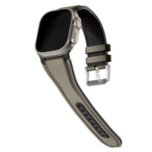 BLUPEBBLE APPLE WATCH ULTRA 3 AND SERIES 11 49 46 45 44 42MM VELLARO SERIES DARK GRAY BP-VELLARO-DG