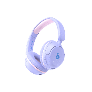 Designed for young audiophiles, the BLUPEBBLE Bounce 2-in-1 Wireless & Wired On-Ear Kids Headphones (Model: BP-KDBOUNCE-LV)
