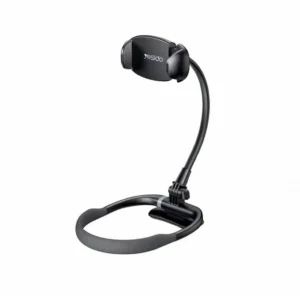 YESIDO ADJUSTABLE LAZY MAGNETIC PHONE HOLDER BLACK C291