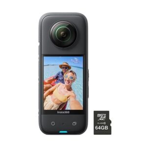 INSTA360 X3 ACTION CAMERA WITH 64GB MEMORY CARD