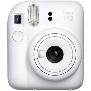 FUJIFILM INSTAX MINI 12 INSTANT CAMERA CLAY WHITE