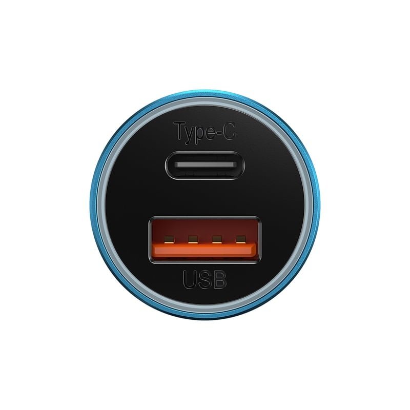 Baseus Golden Contactor Pro Dual Quick Car Charger - USB + Type-C 60W GC PRO CGJM0001 - Image 6