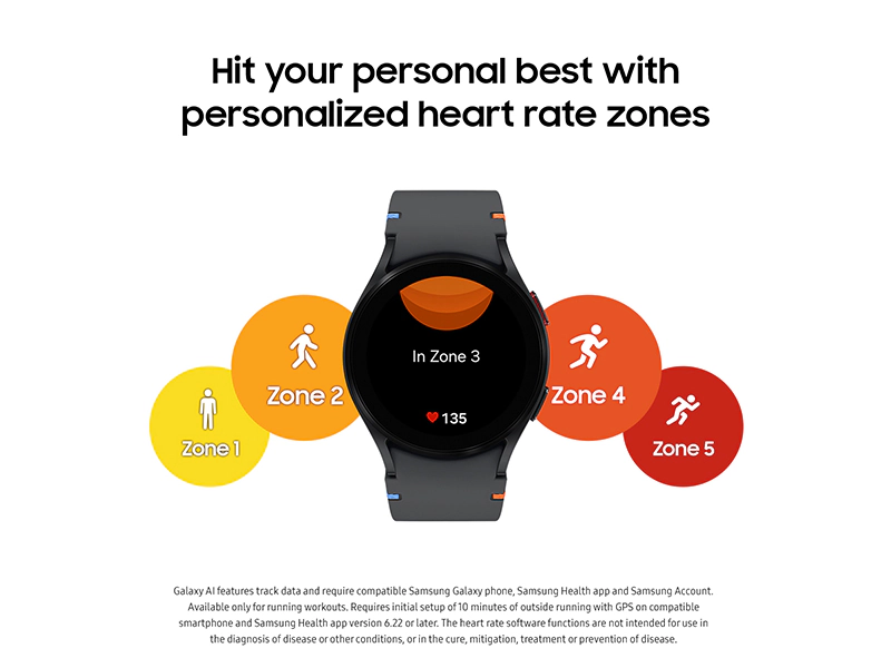 Samsung Galaxy Watch FE 40mm (SM-R861) - Stylish Design, Advanced Fitness Tracking - Image 5