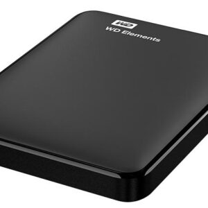 WD ELEMENTS 2TB USB 3.0 PORTABLE EXTERNAL HARD DRIVE - BLACK WDBU6Y0020BBK