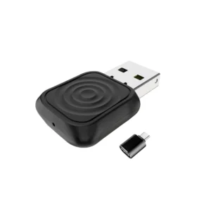 Upgrade your car’s infotainment system with the Carlinkit Mini Ultra CarPlay Wireless Adapter in sleek black.