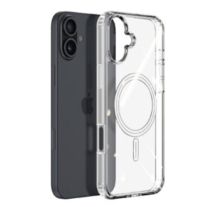 Show off the sleek design of your iPhone 16 Plus while keeping it fully protected with the DUXDUCIS Clin Mag Case (Model CLIN-00105).