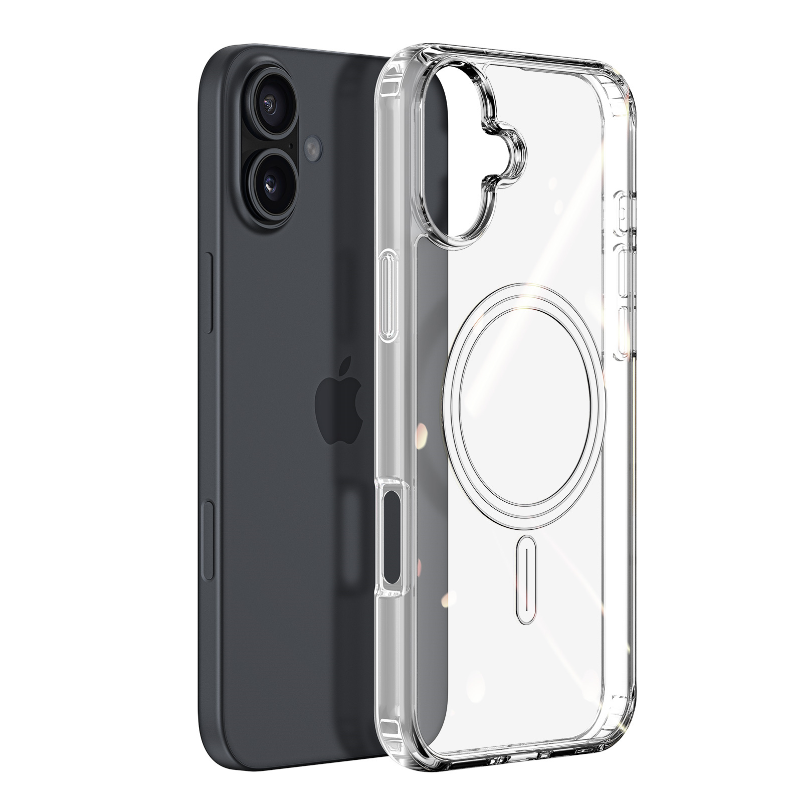 Show off the sleek design of your iPhone 16 Plus while keeping it fully protected with the DUXDUCIS Clin Mag Case (Model CLIN-00105).