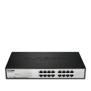 D-LINK 16 PORT 10/100/1000 MBPS UNMANAGGED ETHERNET SWITCH DGS-1016C