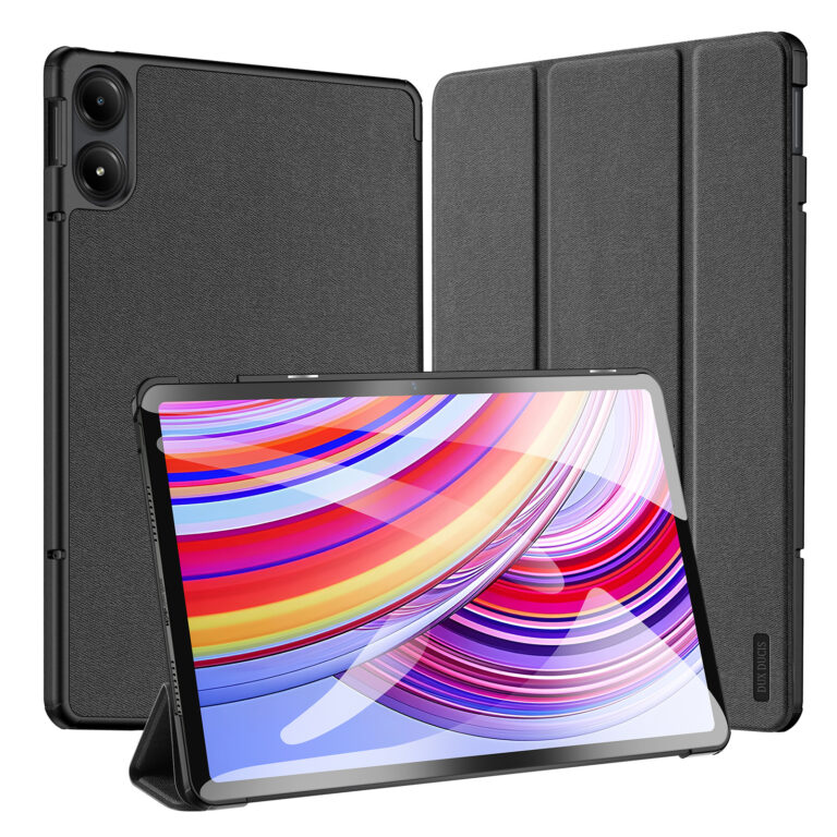 Protect and enhance your Redmi Pad Pro with the DUXDUCIS DOMO Series Case (model DOMO443) in classic black.