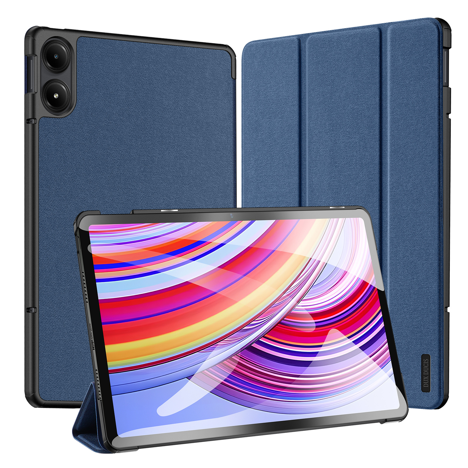 Enhance your Xiaomi Redmi Pad Pro experience with the DUXDUCIS DOMO Series Case (model DOMO444) in vibrant blue