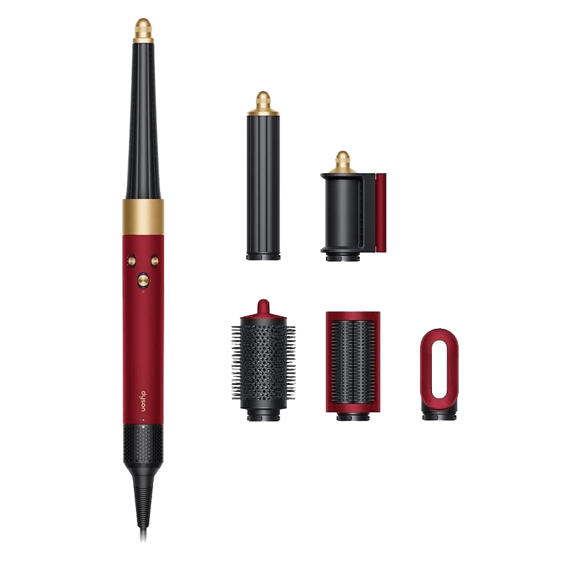 DYSON AIRWRAP MULTI STYLER AND DRYER STRAIGHT WAVY RED VOLVET-GOLD HS08 RVG