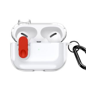 DUXDUCIS AIRPODS PRO 2 PECL SERIES CASE CLEAR RED PECL0039