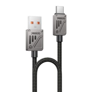 YESIDO 18W USB-A TO USB-C CABLE 1.2M BLACK CA135C