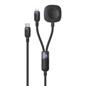 Simplify your charging routine with the YESIDO CA136L 2-in-1 Watch Cable