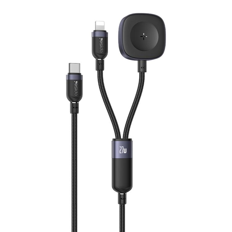 Simplify your charging routine with the YESIDO CA136L 2-in-1 Watch Cable