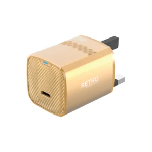 PAWA RETRO PD25W ONLY PD PORT UK CHARGER ORANGE TITANIUM PW-TCRT25UK-ORTT