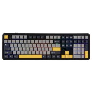 Step into pro-level performance with the AULA 108 Keys RGB 100% Mechanical Gaming Keyboard in stunning Gradient Gray.