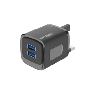 Effortlessly power up your essential devices with the ultra-compact PAWA Supermini Dual USB Travel Charger.