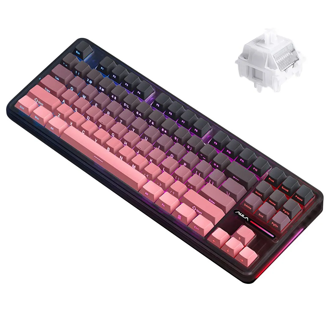 Take your gaming and productivity to the next level with the AULA 87 Keys RGB Mechanical Gaming Keyboard.