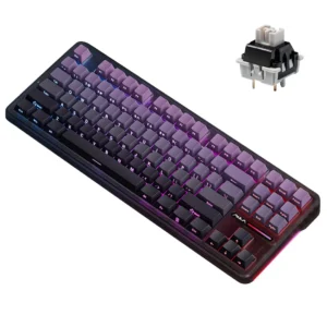 Step into a new realm of precision and style with the AULA F87 Pro 87 Keys RGB 80% Mechanical Gaming Keyboard.
