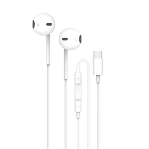 Pawa Chords Editions Stereo Earphone with Type-C Connector 3.5mm White PW-TCEP20