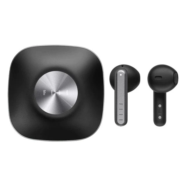 Elevate your listening experience with the FIIL KEY True Wireless Earbuds in classic black.