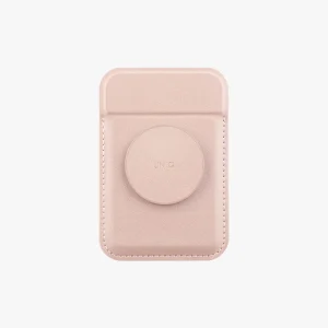 UNIQ FLIXA MAGNETIC CARD HOLDER AND POP OUT GRIP STAND BLUSH PINK