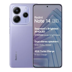 MI REDMI NOTE 14 5G 8GB RAM 256 ROM LAVENDER PURPLE