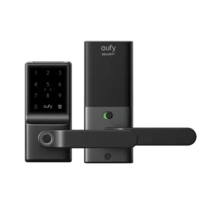 EUFY SMART LOCK C33 WIFI FINGERPRINT KEYLESS DOOR LOCK WITH HANDLE BLACK T85L0111