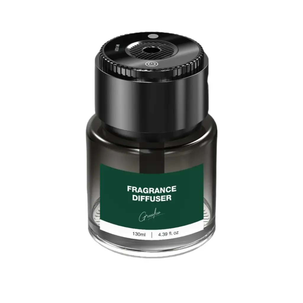 Create a soothing and aromatic ambiance in any room with the Green Lion Alps Fragrance Diffuser 130ML in Black.
