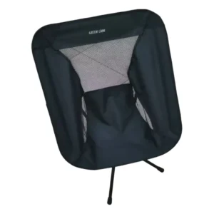 Experience superior comfort and durability with the Green Lion CampMate Camping Chair in sleek black.