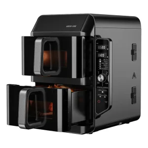 GREEN LION DOUBLE DECKER PRO DIGITAL AIR FRYER BLACK GNDBLDKRPRBK