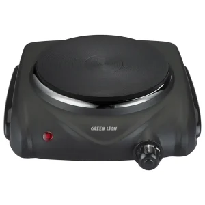 GREEN LION ELECTRIC STOVE SINGLE HOT PLATE BLACK GNESSING42BK