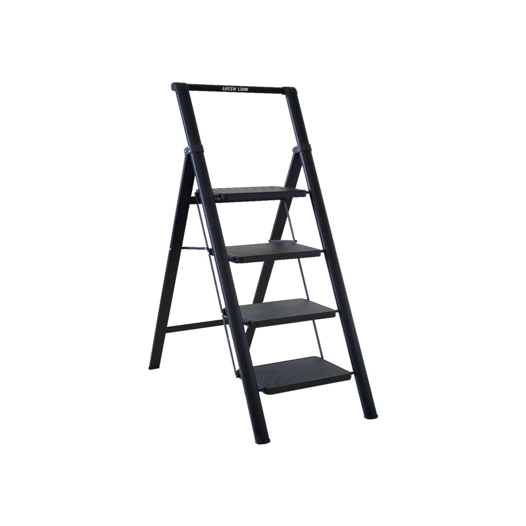 GREEN LION Foldable Ladder 150 KG Black