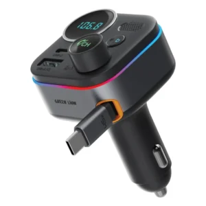 GREEN LION GFM-2 CAR FM TRANSMITTER 72W BLACK GNFM2TRNSMBK
