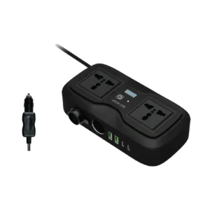GREEN LION GC-233 POWER INVERTER WITH 2 UNIVERSAL SOCKET BLACK GNGC233PIBK