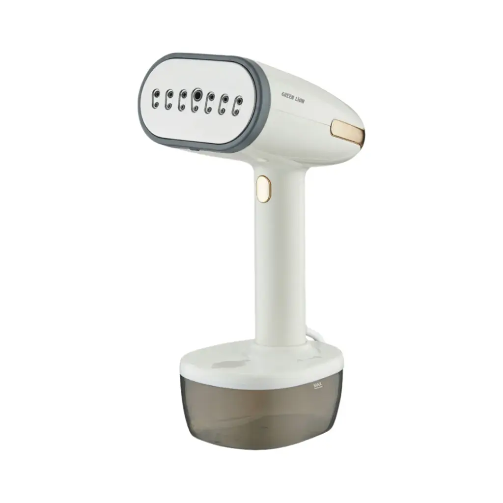 Keep your wardrobe looking sharp with the Green Lion Garment Steamer 1800W in Beige (GNGS1800WBG)