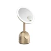 Transform your daily routine with the Green Lion Makeup Mirror with Speaker and MagSafe Charger – Gold (GNMKPMRMGGD).