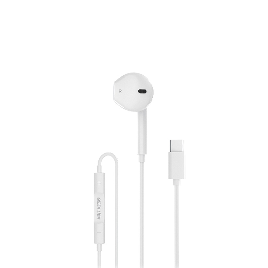 Enjoy crystal-clear audio with the Green Lion Single Mono Earphones