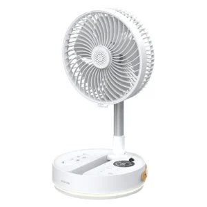 GREEN LION ROVIO 8 INCH FOLDING FAN WHITE GNPF19ROVWH