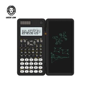 GREEN LION SCIENTIFIC CALCULATOR & WRITING PAD BLACK GNSCALWPADBK