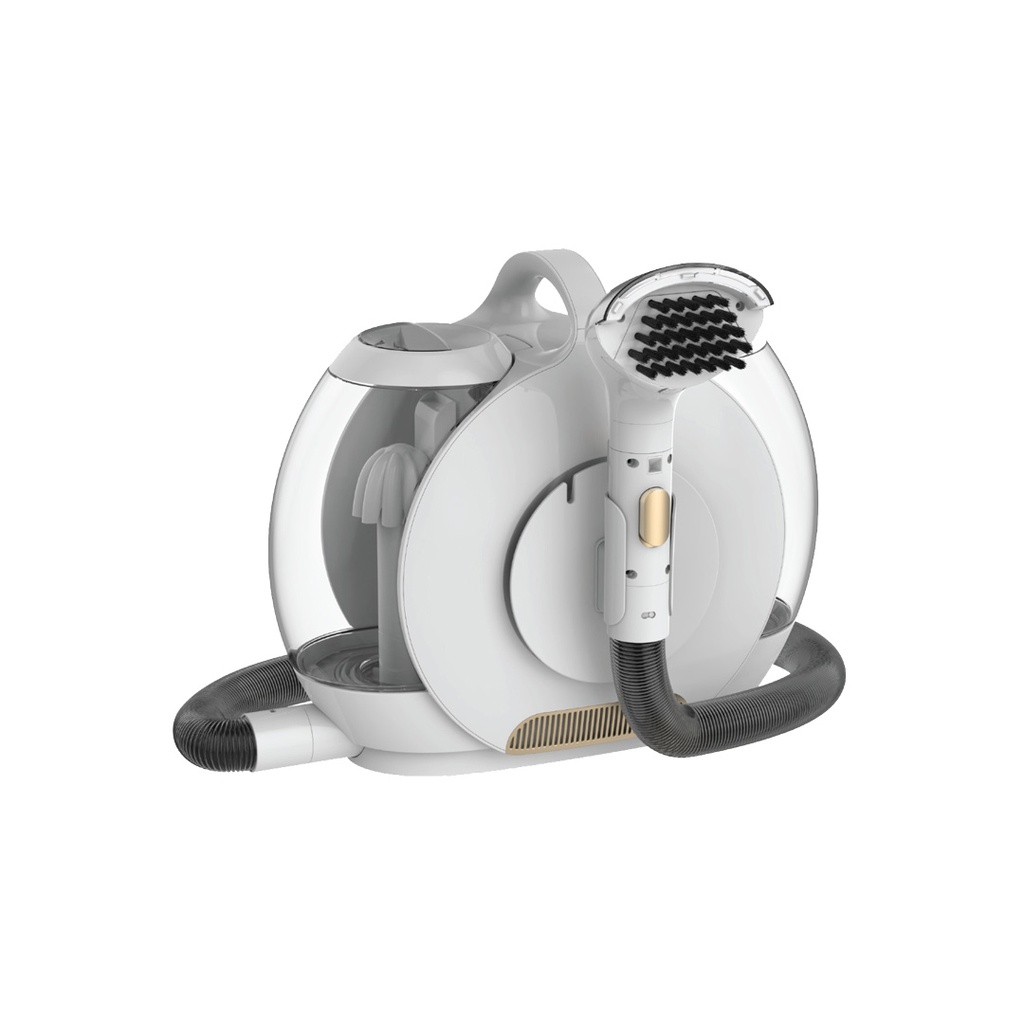Achieve spotless, fresh carpets with the Green Lion Snail Carpet Cleaner – 450W, Gray (GNSNCARPETGY).