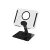 Upgrade your workspace or entertainment setup with the Green Lion Transparent Tablet Stand (GNTRTABSTDBK)