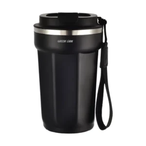 GREEN LION VACUUM MUG 380 ML BLACK GNVCMC380MLBK