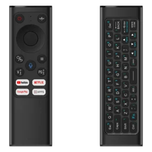 Enhance your digital lifestyle with the Green Lion Wireless Remote Pro with Keyboard and Mouse (Model: GNWIRKYMS6BK).