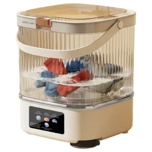 GREEN LION MINI WASH 12L PORTABLE WASHING MACHINE WHITE GNWM14PURWH